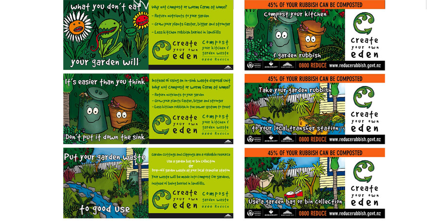 NORTH SHORE CITY COUNCIL - COMPOSTING BUS BACK ADVERTS