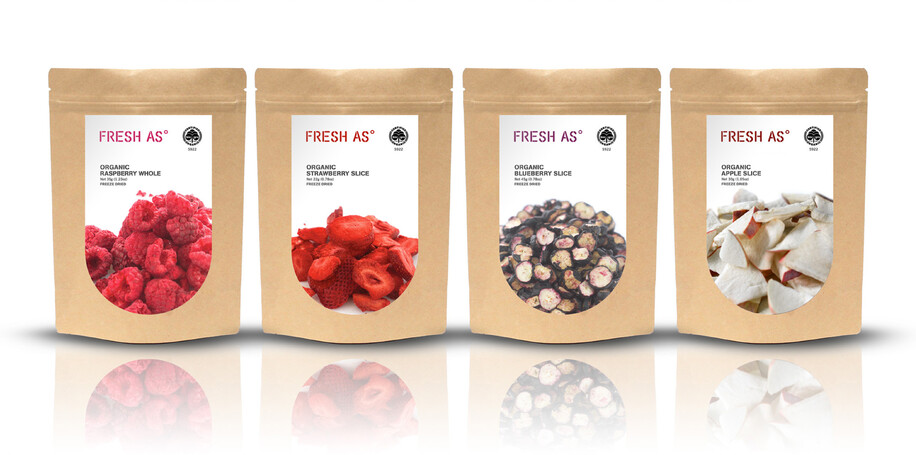 FRESH AS - ORGANIC RANGE PACKAGING