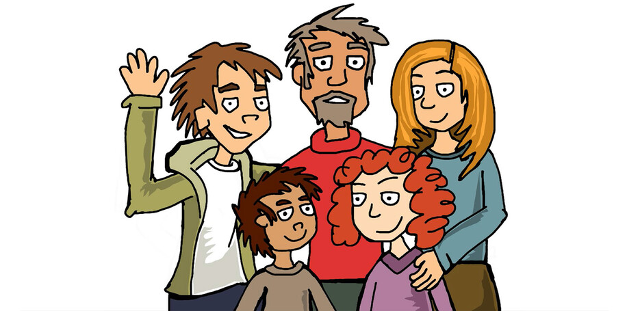 COMMUNITY CAMP ILLUSTRATION